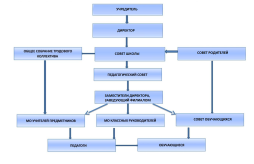 Структура управления образовательной организацией